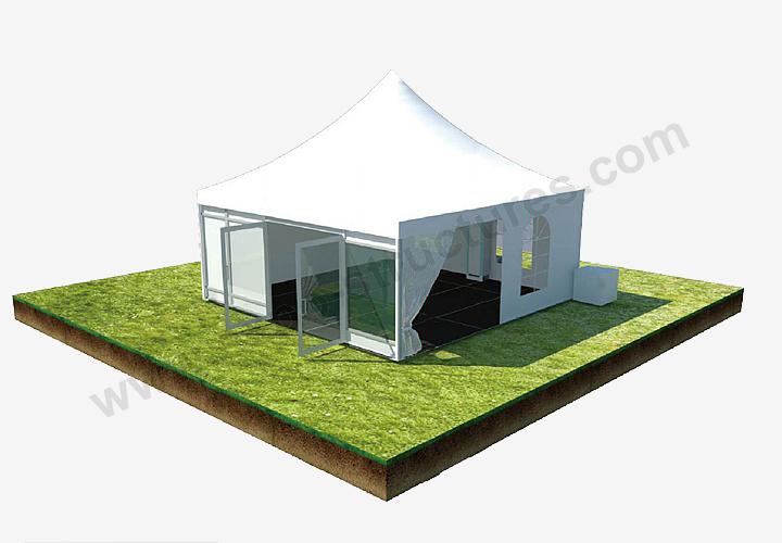 6x6 Party Pagoda High Peak Tent with lining