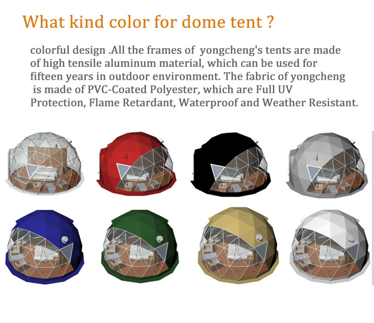 geodesic dome tent color